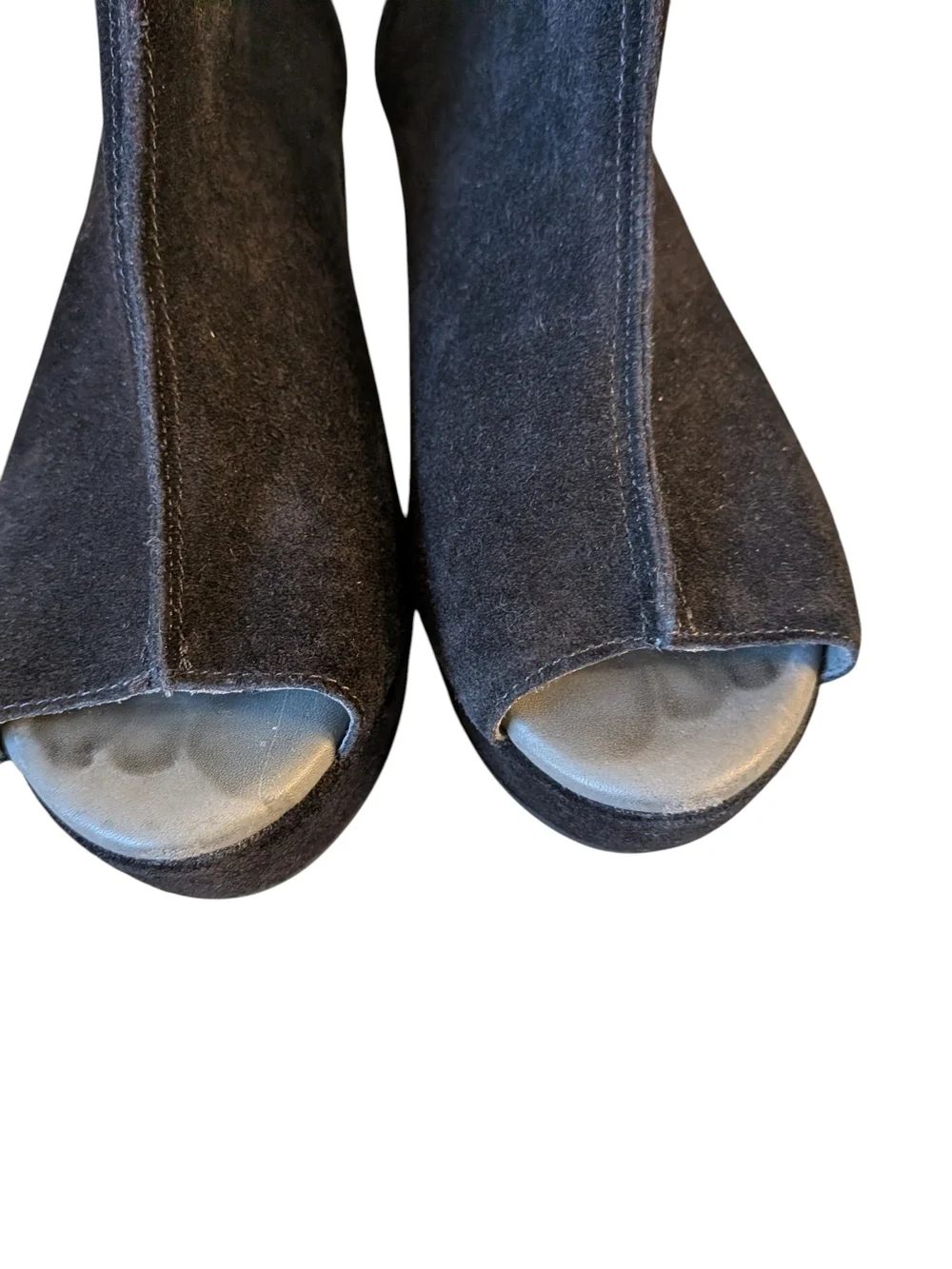 Chocolat Blu Gabe Open Toe Platform Bootie...Size 10